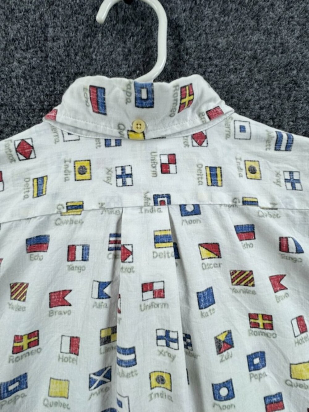 Reyn Spooner Nautical Flags Countries Pullover 2XL Button-Down Short Sleeve Men - Picture 12 of 16